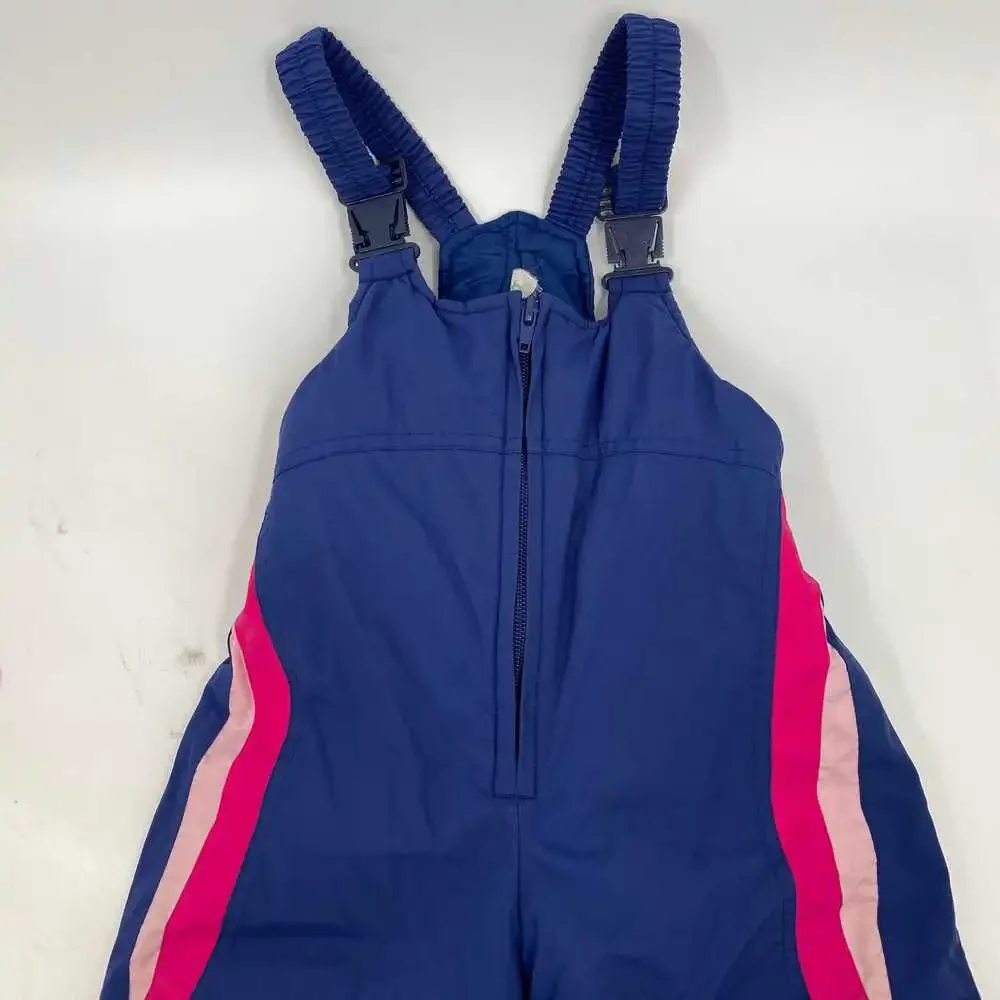 OshKosh B'gosh Blue Pink Overall Snow Pants | Kids 4 Regular
